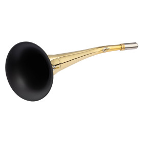 Corne ronde Compiègne 45 cm laiton poli — vue 2