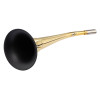 Corne ronde Compiègne 45 cm laiton poli — vue 2