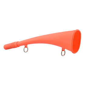 Corne d'appel 25 cm ABS orange fluo - Elless — vue 2