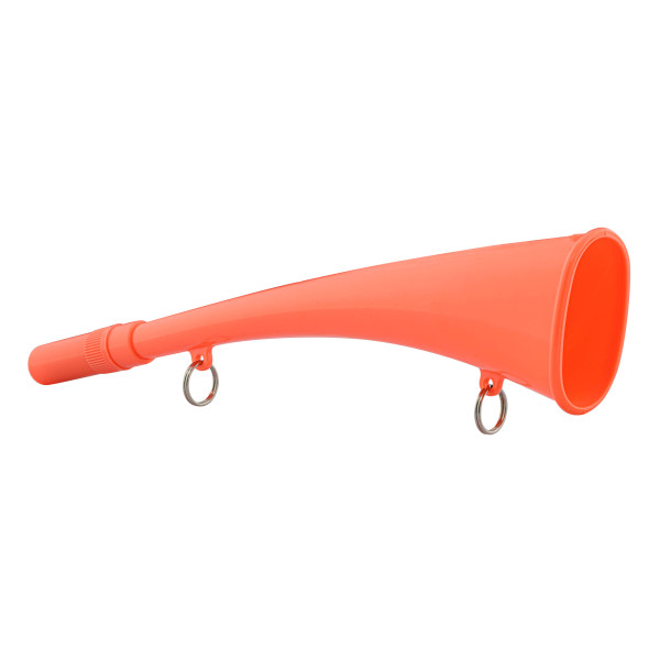 Corne d'appel 25 cm ABS orange fluo - Elless — vue 2