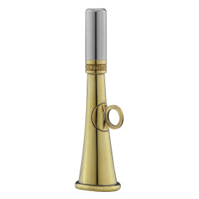 Corne de poche ronde 12 cm laiton poli - Elless
