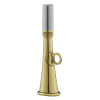 Corne de poche ronde 12 cm laiton poli - Elless