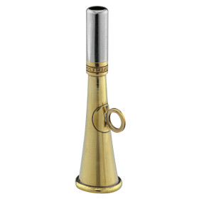 Corne de poche ronde 12 cm laiton poli - Elless — vue 2