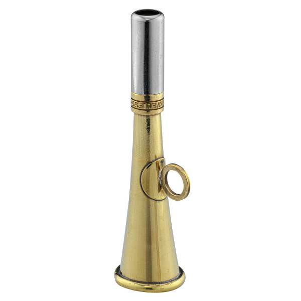 Corne de poche ronde 12 cm laiton poli - Elless — vue 2