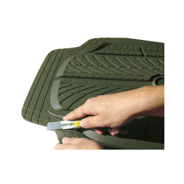 Tapis auto universel Tread kaki — vue 3
