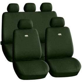 Jeu complet de housses sanglier pour siège de voiture