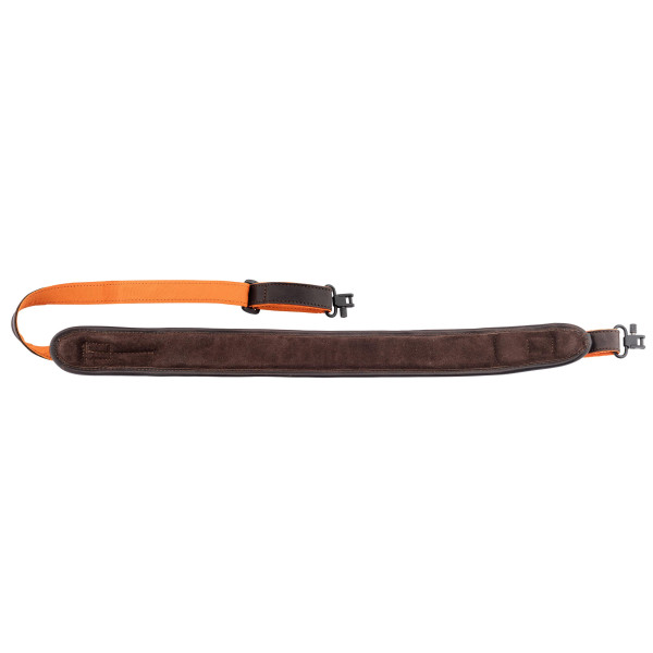 Bretelle carabine en cuir avec cartouchière — vue 2