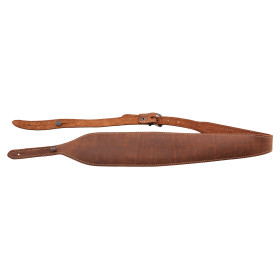 Bretelle fusil large cobra anti-dérapante et cuir — vue 2