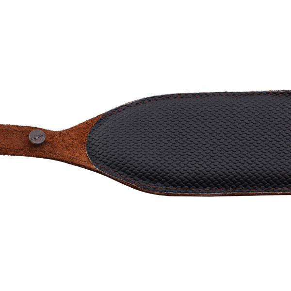 Bretelle fusil large cobra anti-dérapante et cuir — vue 4