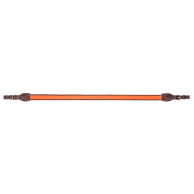 Bretelle carabine en cuir orange anti-dérapante - Country Sellerie