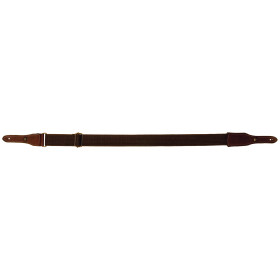 Bretelle cuir gras cobra, sangle coton - Country Sellerie