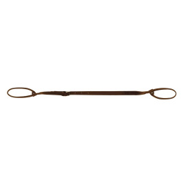 Bretelle en cuir pleine fleur double lasso - Country Sellerie
