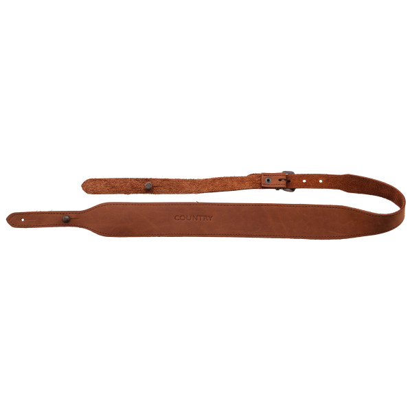 Bretelle carabine en croûte de cuir, boutons - Country Sellerie — vue 3