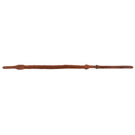 Bretelle fusil croûte tressée 7 brins - Country Sellerie