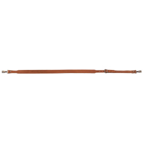 Bretelle fusil en croûte de cuir, mousquetons - Country Sellerie