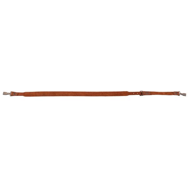Bretelle fusil en croûte de cuir, mousquetons - Country Sellerie — vue 2