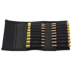 Etui nylon noir pour 18 balles de grande chasse