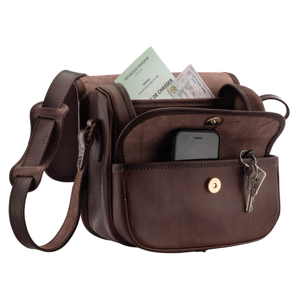 Sac à cartouches en cuir gras — vue 4