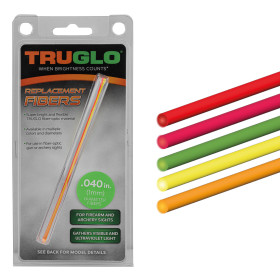 Set de 5 fibres optiques fluo monocolores assorties