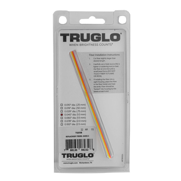 Set de 5 fibres optiques fluo monocolores assorties — vue 4