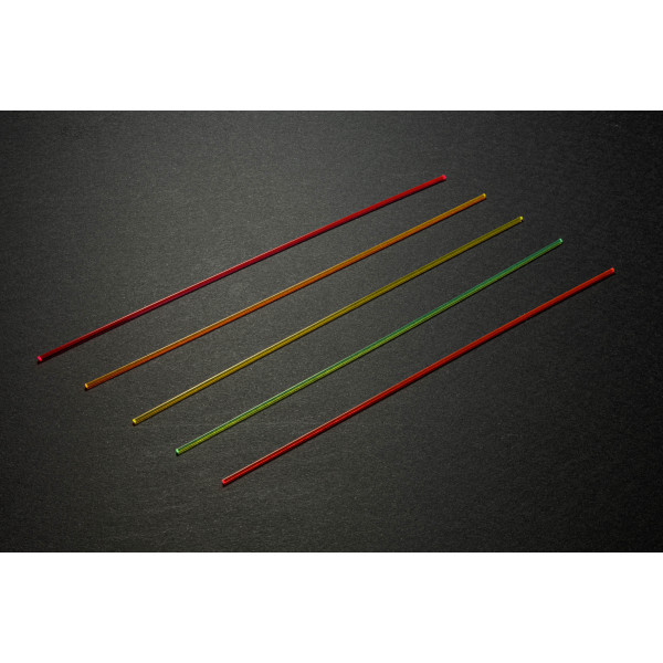Set de 5 fibres optiques fluo monocolores assorties — vue 5