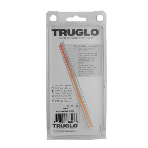 Set de 5 fibres optiques fluo monocolores assorties — vue 8