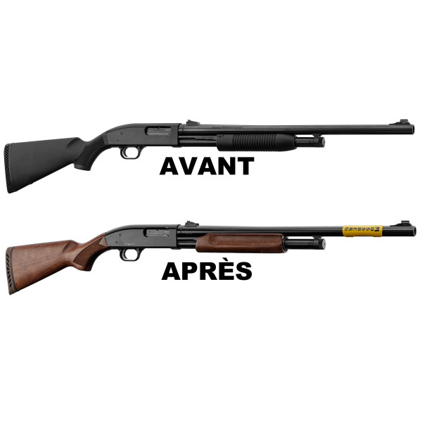 Crrosse bois ATP 6 Mossberg - fusil à pompe M500 — vue 5