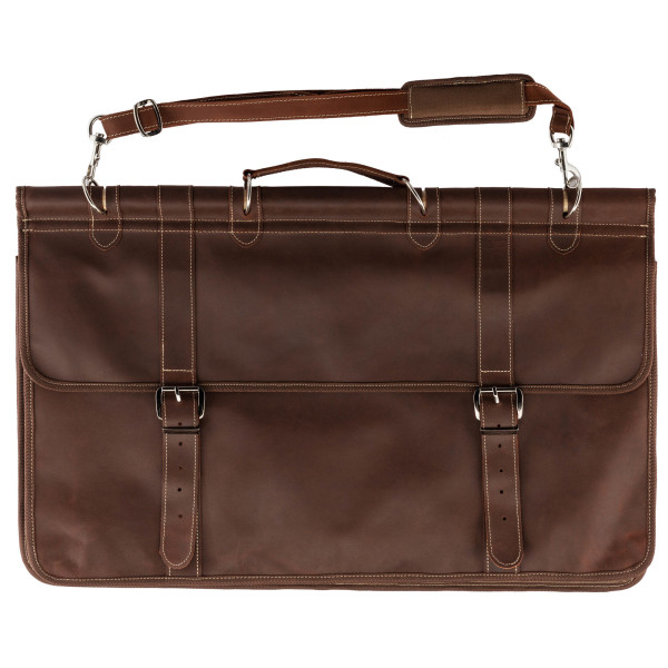 Sac de battue marron en cuir - Country Sellerie — vue 3
