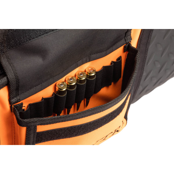 Fourreau orange/noir en cordura pour carabine avec lunette - Country Sellerie — vue 4