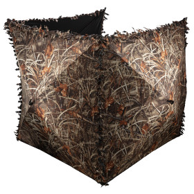 Hutteau camouflage 3 côtés pour 2 personnes