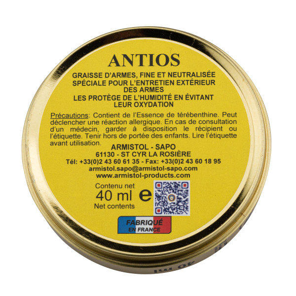 Boîte de graisse Antios — vue 3