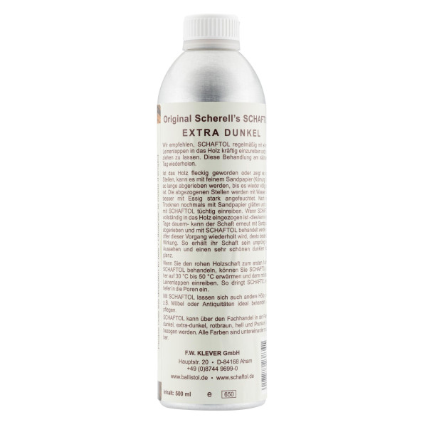 Huile pour bois 500 ml - Schaftol — vue 2