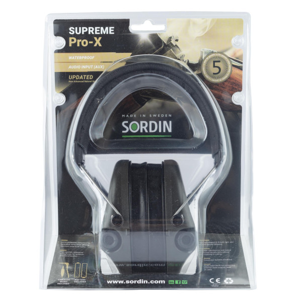 Casque audio amplifié Sordin Suprème Pro X — vue 3