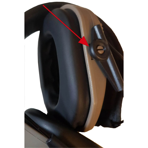 Paire de coussinets en gel pour casque Walker's Razor — vue 2