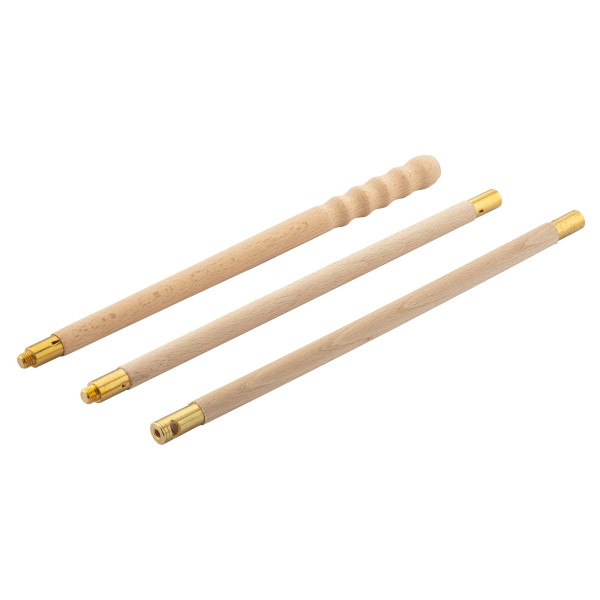 Baguette de nettoyage en bois pour canons (3 pièces) — vue 2