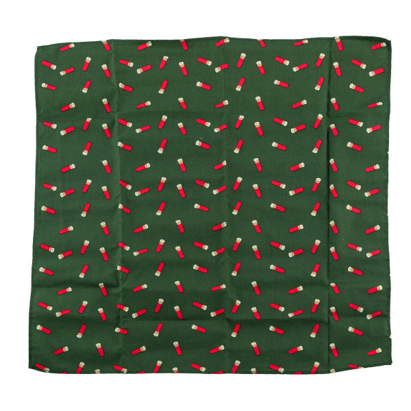Mouchoirs en tissu avec motif cartouches de chasse — vue 3