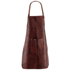 Tablier d'atelier 100% cuir — vue 2