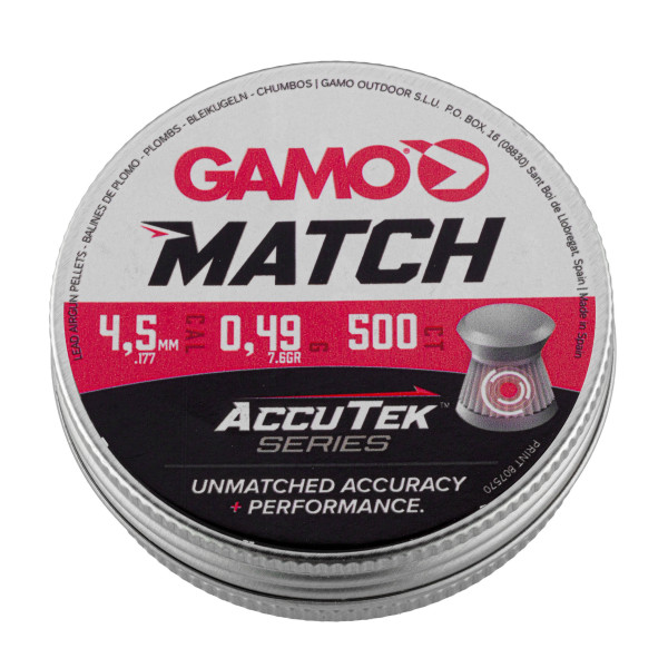 Plombs Gamo Match Accutek 500 - 4.5mm — vue 2