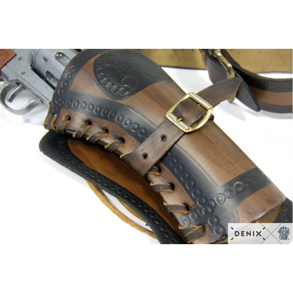 Ceinturon avec un holster pour revolver Western — vue 4