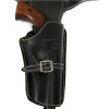 Ceinturon noir pour 1 ou 2 revolvers Western — vue 4