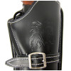 Ceinturon noir pour 1 ou 2 revolvers Western — vue 6