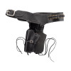 Ceinturon noir pour 1 ou 2 revolvers Western — vue 9