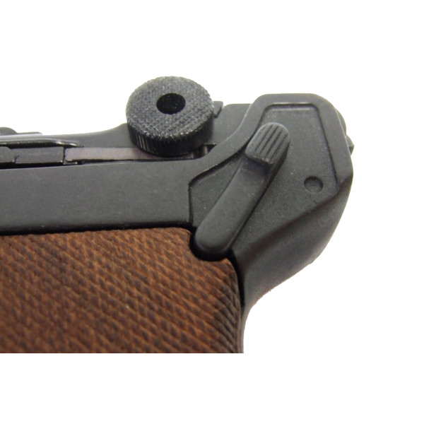 Pistolet Denix Luger P08 Parabellum crosse bois — vue 7