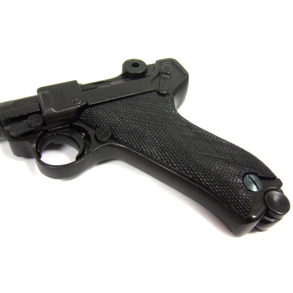 Pistolet Denix Luger P08 Parabellum crosse noir — vue 2