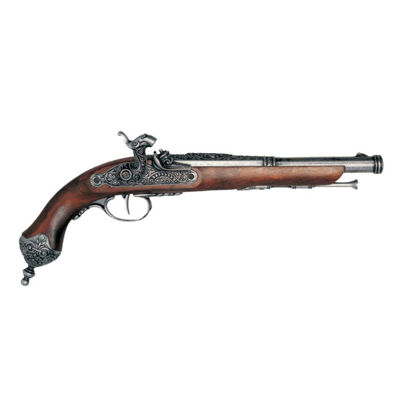 Réplique décorative Denix d'une paire de pistolets de duel Italien à poudre noire — vue 2
