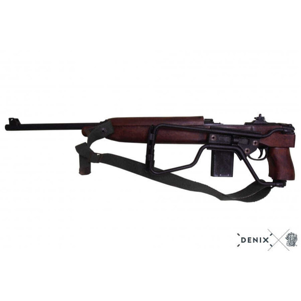Réplique décorative Denix de la carabine américaine USM1 à crosse pliante — vue 2