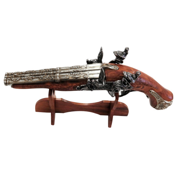 Réplique décorative Denix de pistolet français à 2 canons 1806 — vue 6