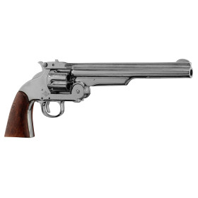 Réplique décorative Denix de Revolver Smith & Wesson 1869 nickelé