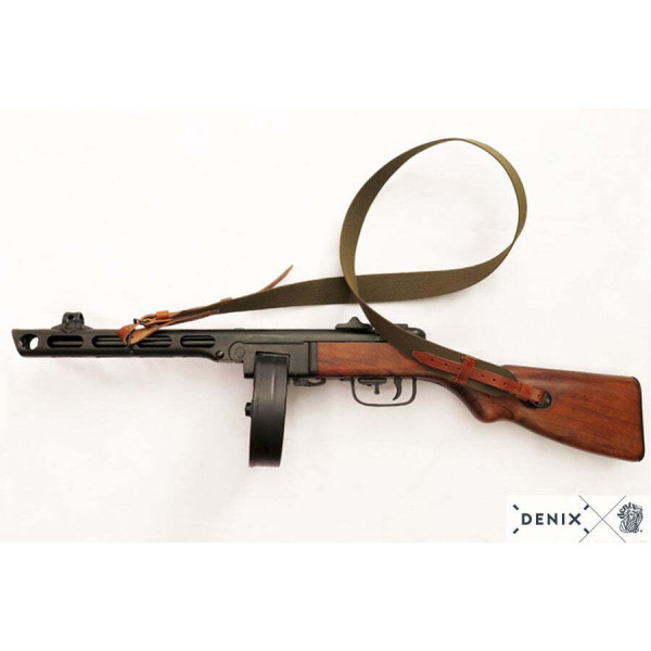 Réplique décorative Denix pistolet mitrailleur Russe PPSH-41 — vue 2