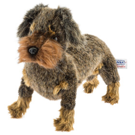 Peluche Teckel à poil dur debout — vue 2